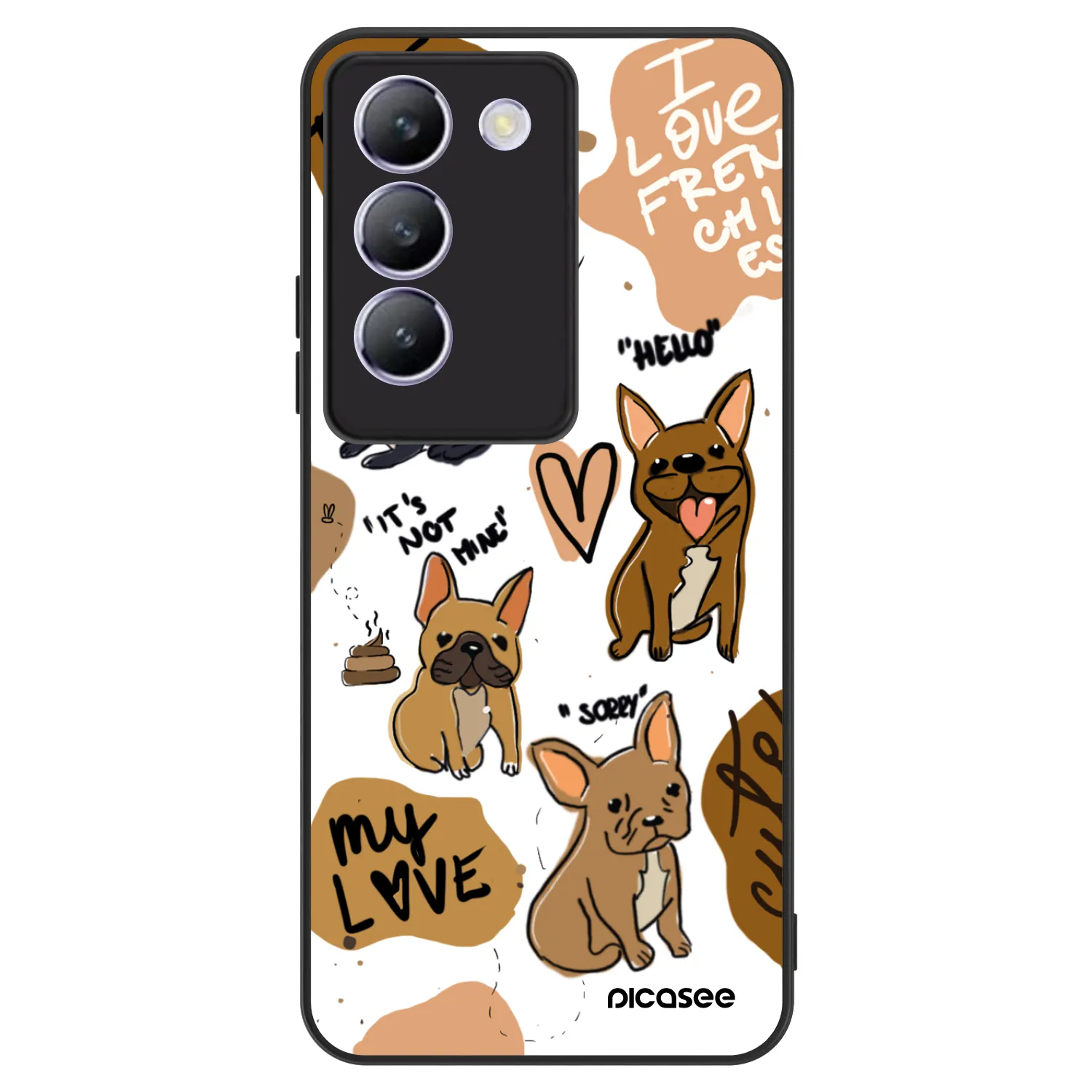 Picasee ULTIMATE CASE für Vivo V40 SE 5G - Frenchies