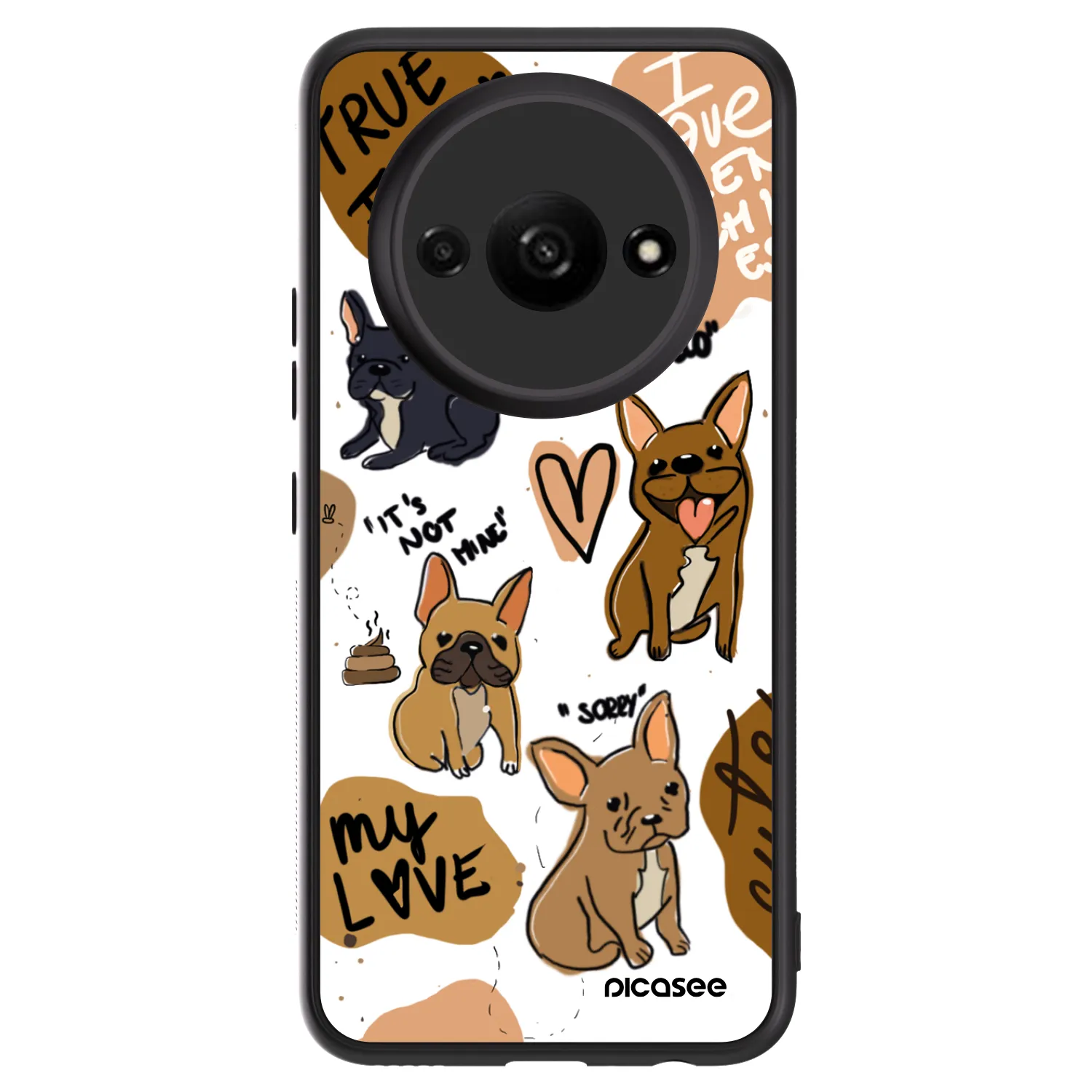 Picasee ULTIMATE CASE für Xiaomi Redmi A3 - Frenchies