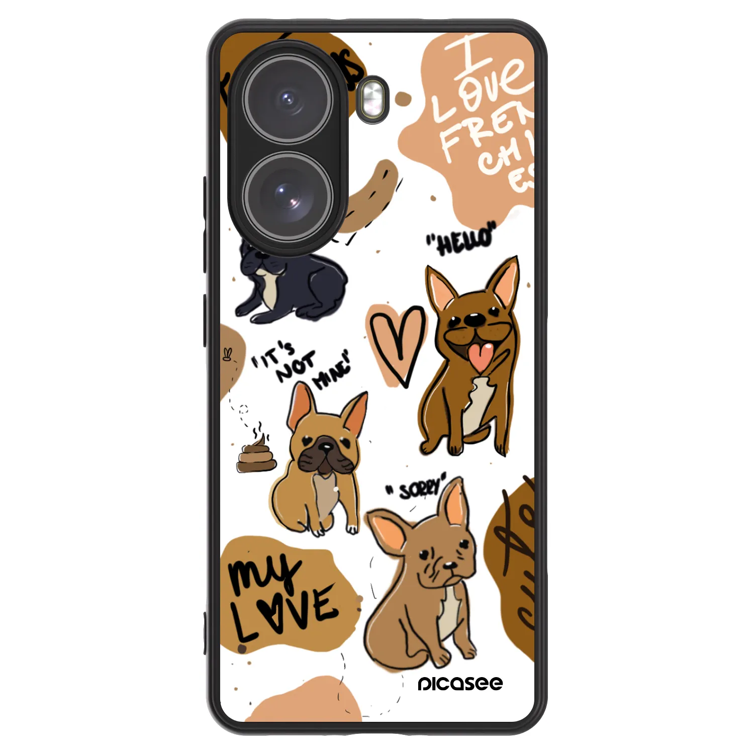 Picasee ULTIMATE CASE für Xiaomi Poco X7 Pro 5G - Frenchies