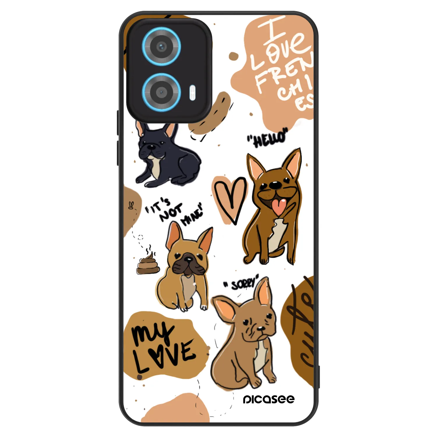 Picasee ULTIMATE CASE für Motorola Moto G34 5G - Frenchies
