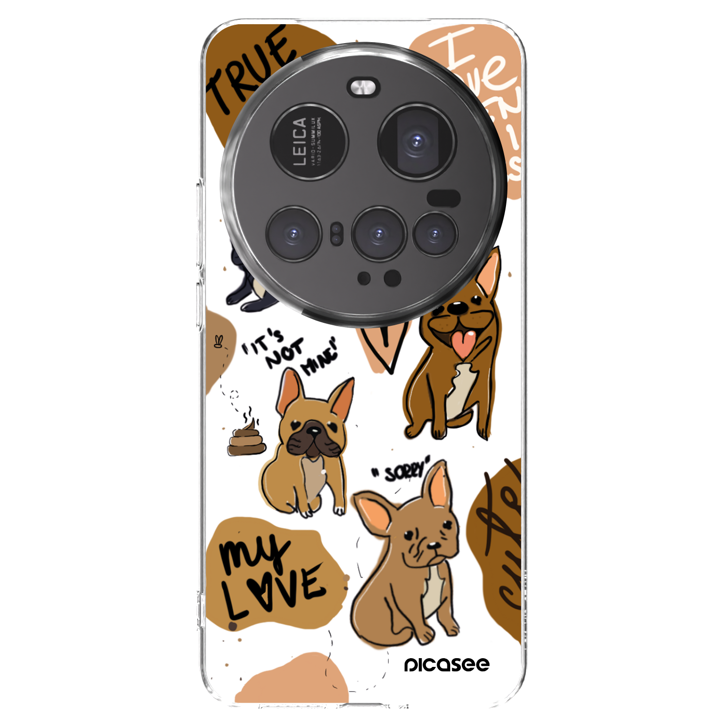 Picasee Xiaomi 15 Ultra Hülle - Transparentes Silikon - Frenchies