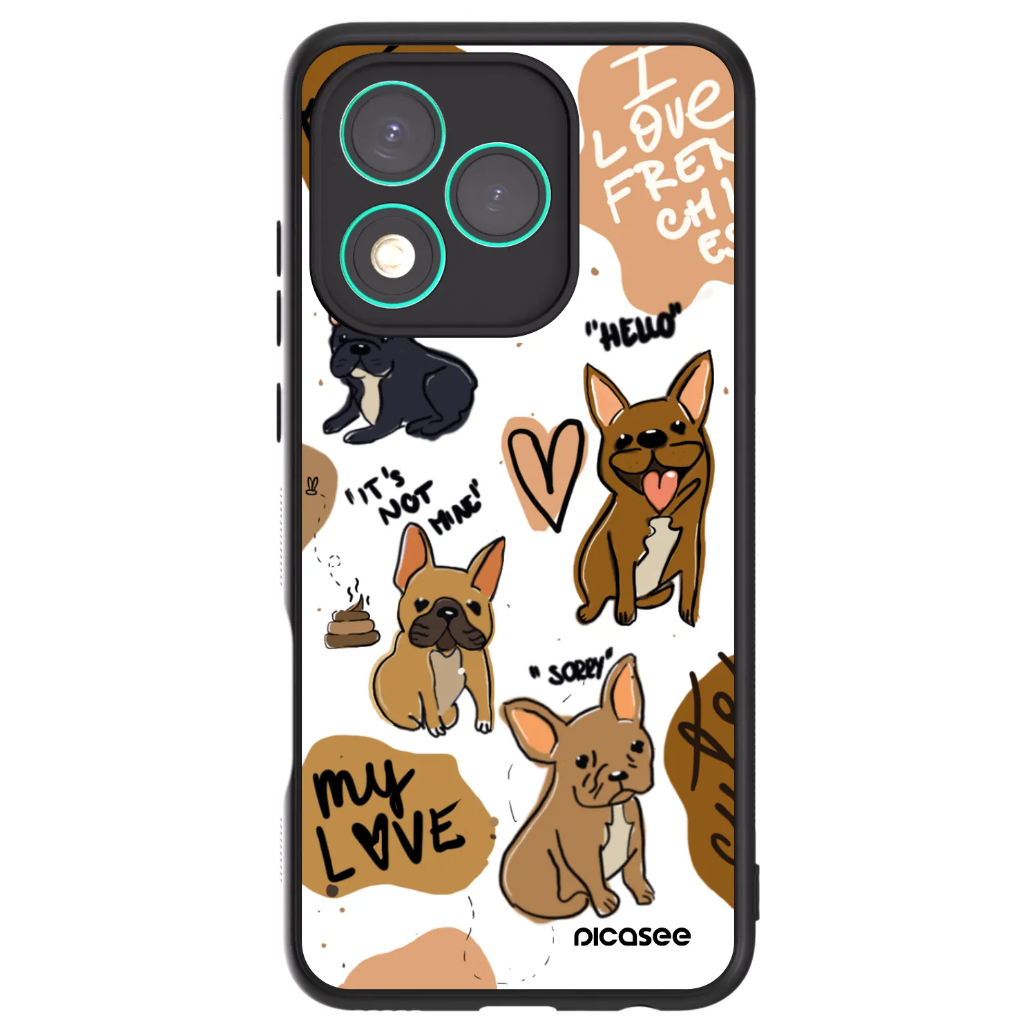 Picasee ULTIMATE CASE für Honor 400 Lite 5G - Frenchies