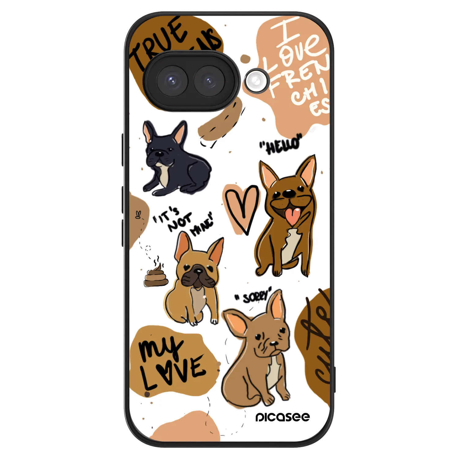 Picasee ULTIMATE CASE für Google Pixel 9a - Frenchies