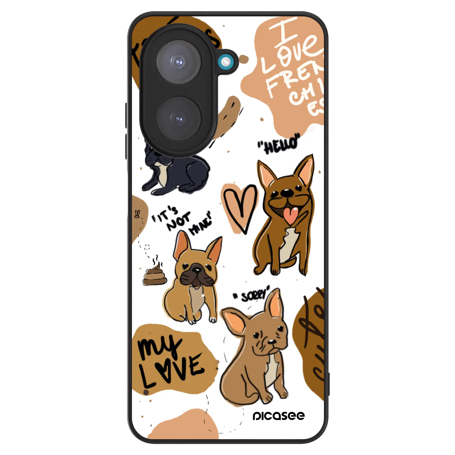 Picasee ULTIMATE CASE für Xiaomi Redmi A5 - Frenchies