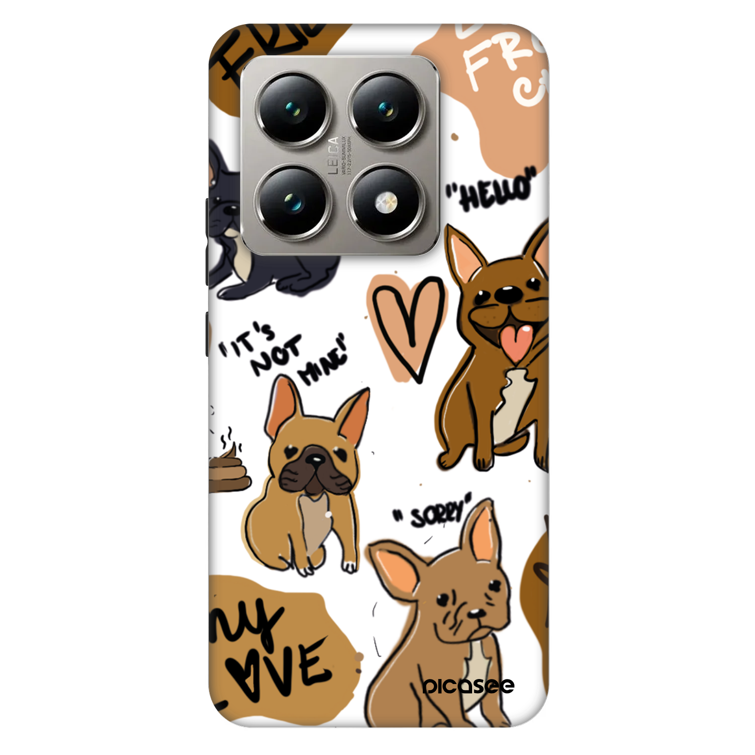 Picasee Fashion Case für Xiaomi 14T Pro - Frenchies