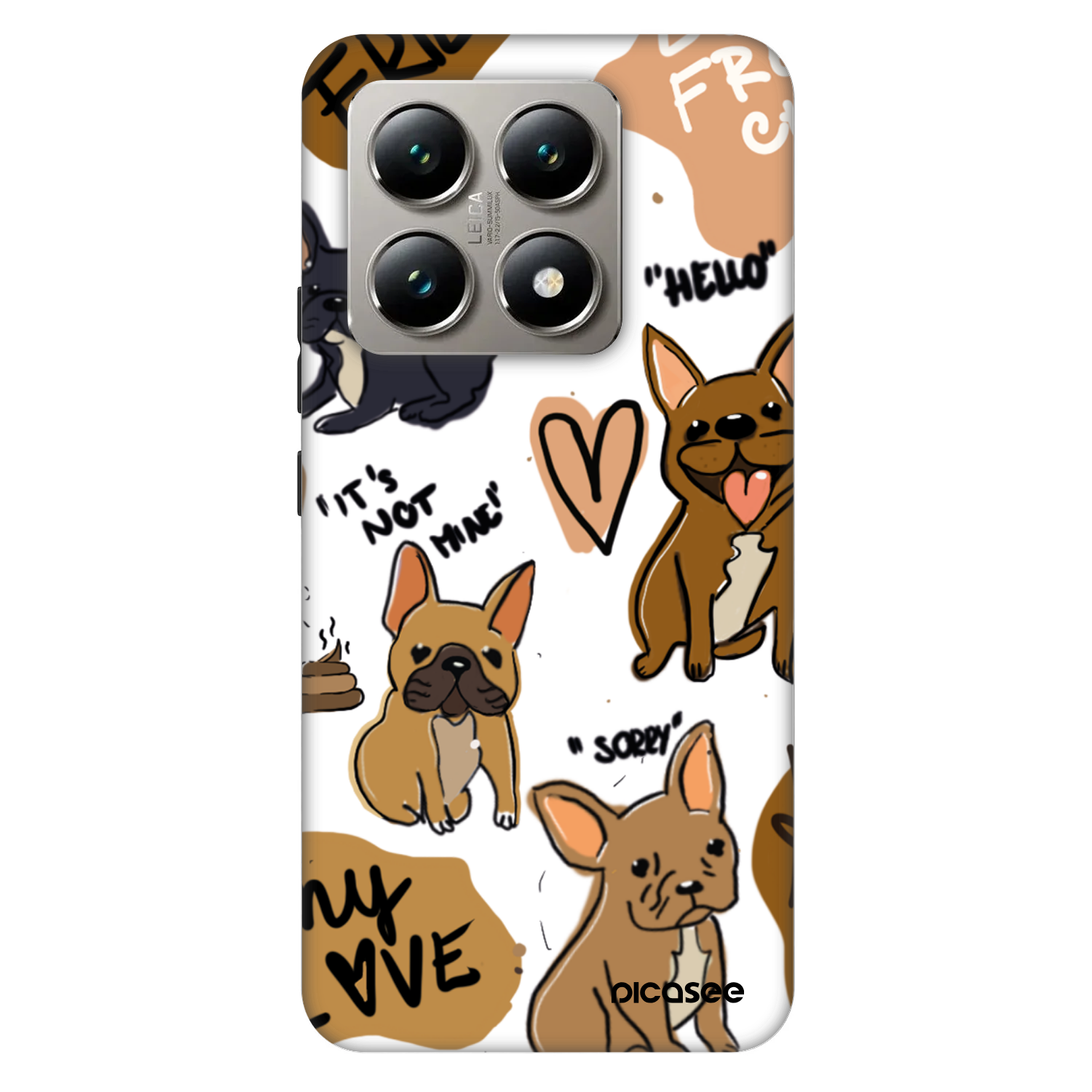 Picasee Fashion Case für Xiaomi 14T - Frenchies