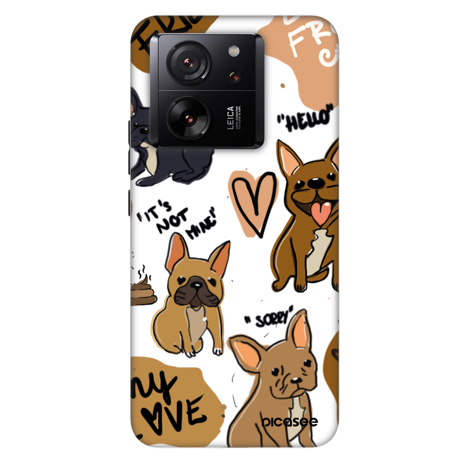Picasee Fashion Case für Xiaomi 13T Pro - Frenchies