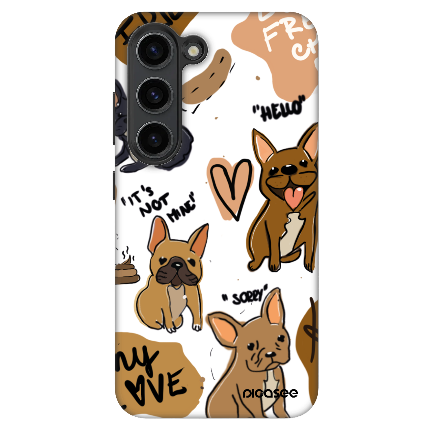 Picasee Fashion Case für Samsung Galaxy S23 5G - Frenchies