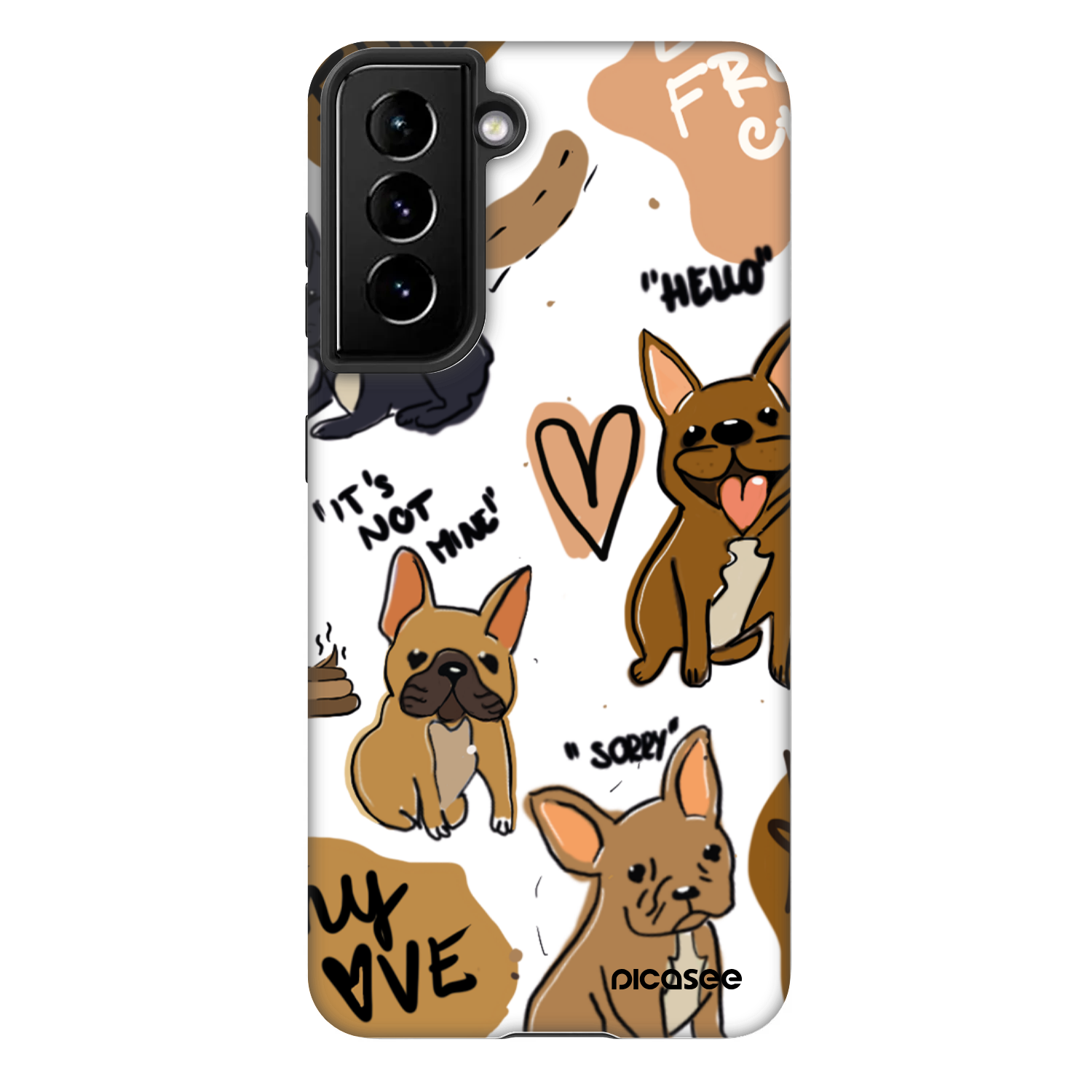 Picasee Fashion Case für Samsung Galaxy S21 FE 5G - Frenchies