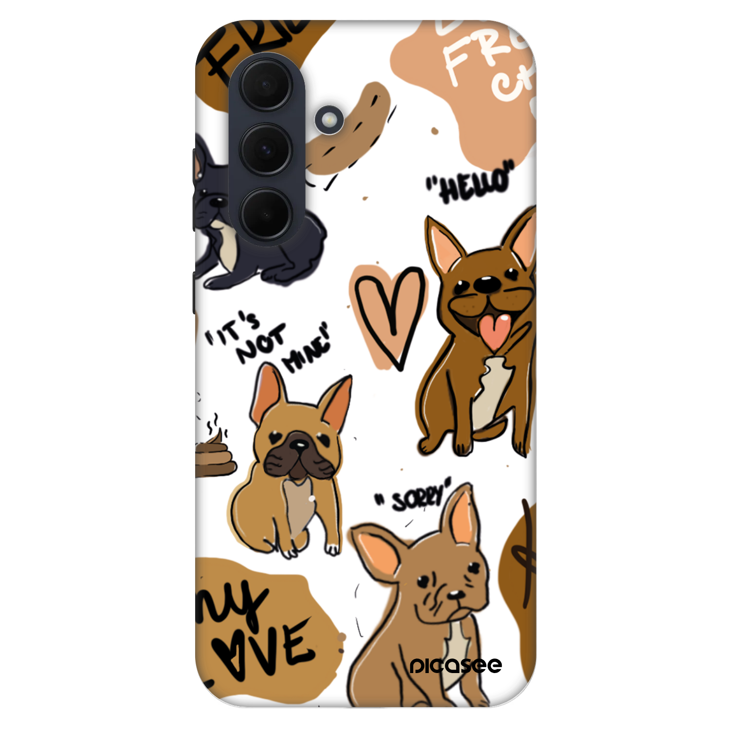 Picasee Fashion Case für Samsung Galaxy A35 5G A356B - Frenchies