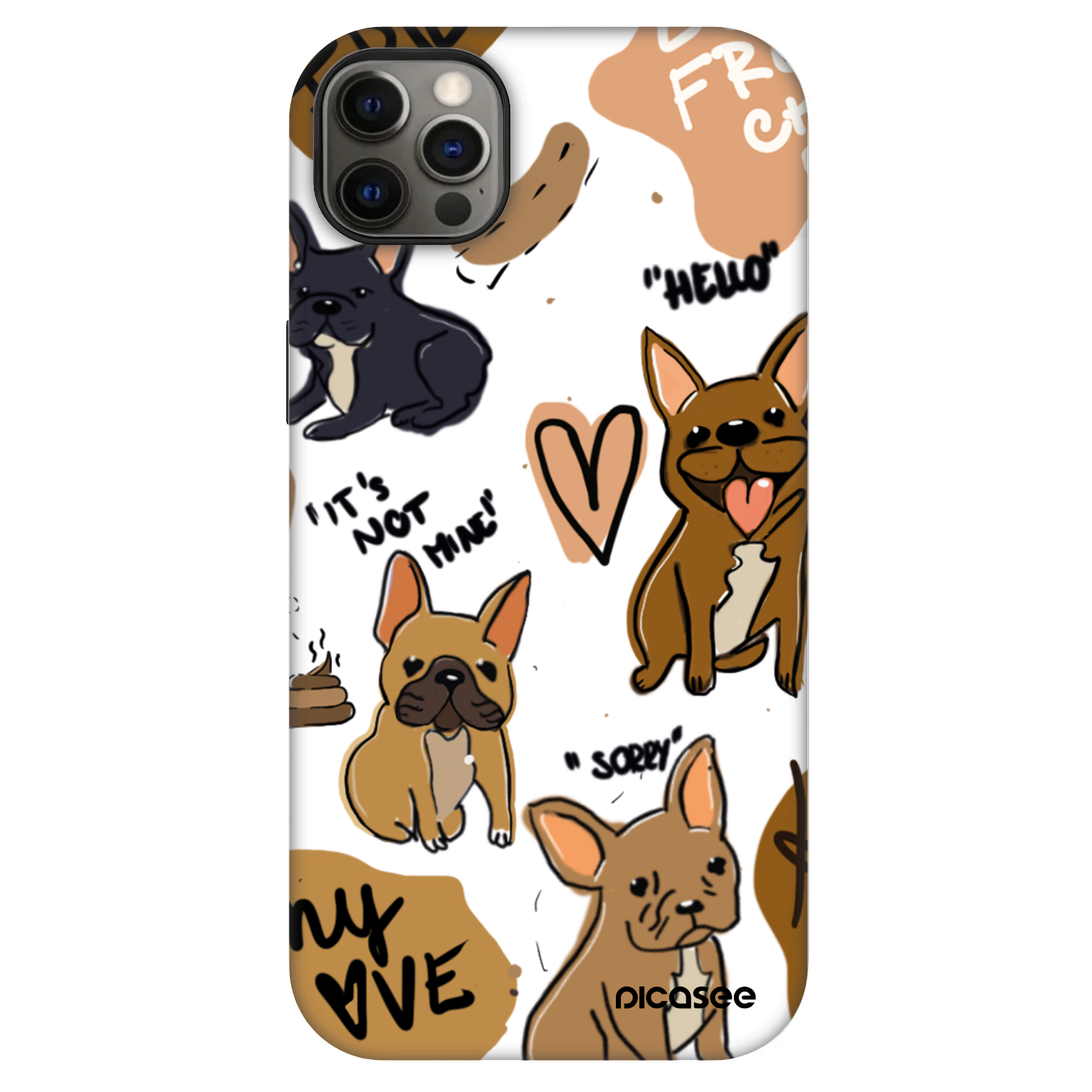 Picasee Fashion Case MagSafe für Apple iPhone 12 Pro Max - Frenchies