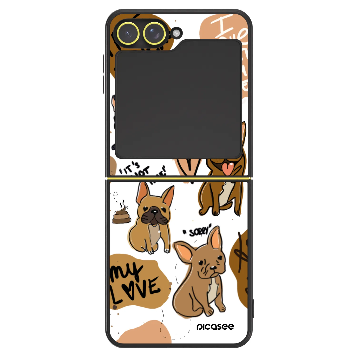 Picasee ULTIMATE CASE für Samsung Galaxy Z Flip7 FE 5G - Frenchies