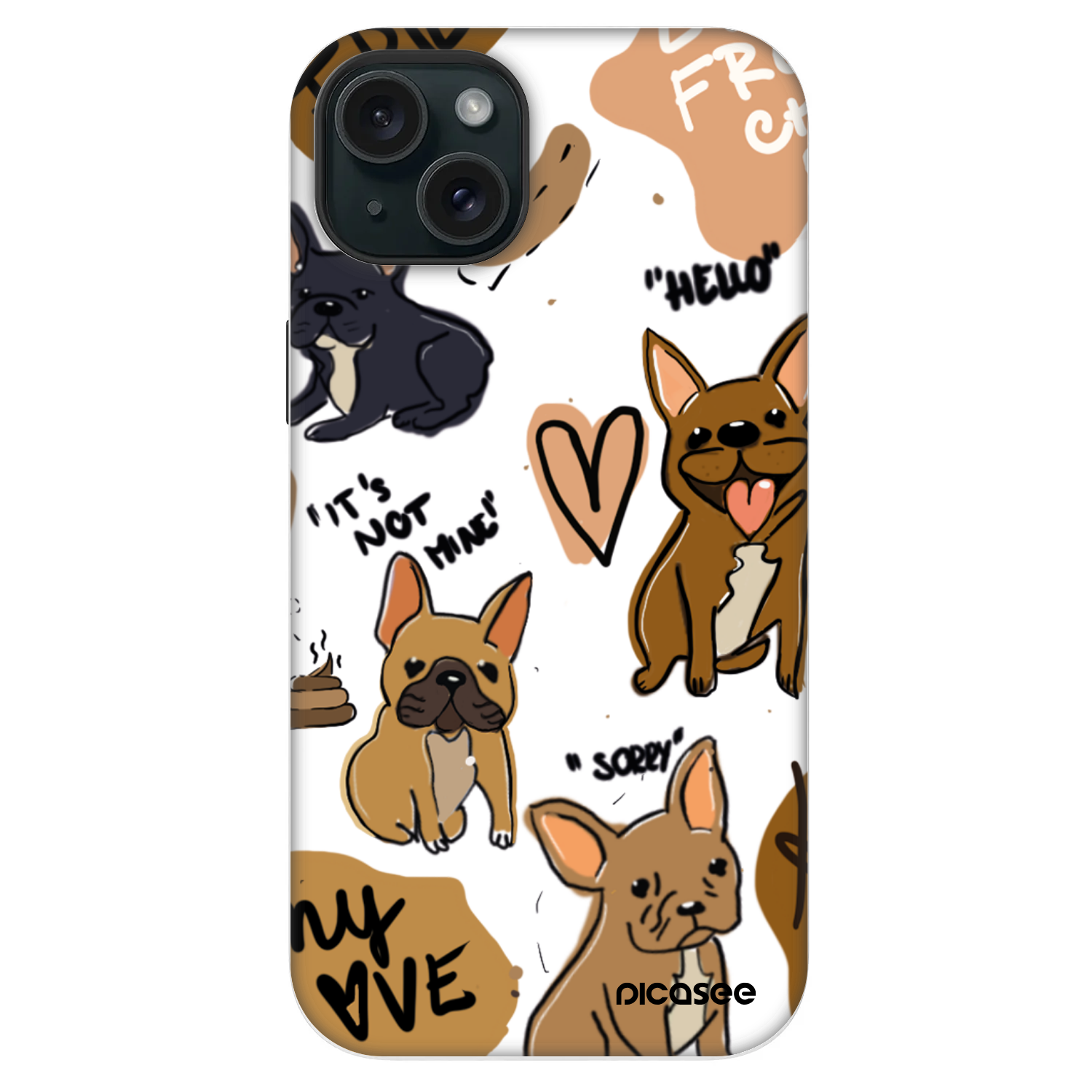 Picasee Fashion Case MagSafe für Apple iPhone 14 Plus - Frenchies