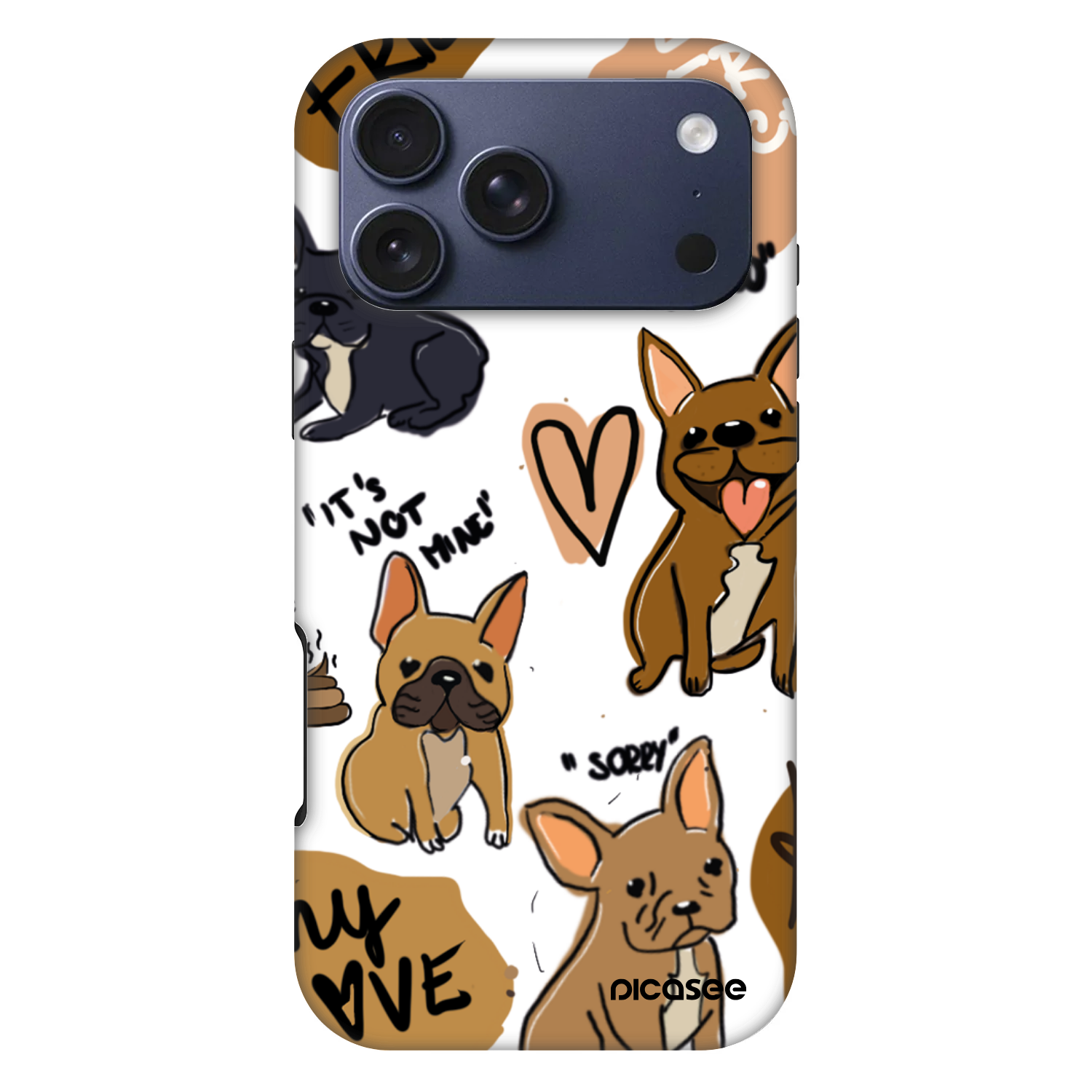 Picasee Fashion Case MagSafe für Apple iPhone 17 Pro Max - Frenchies
