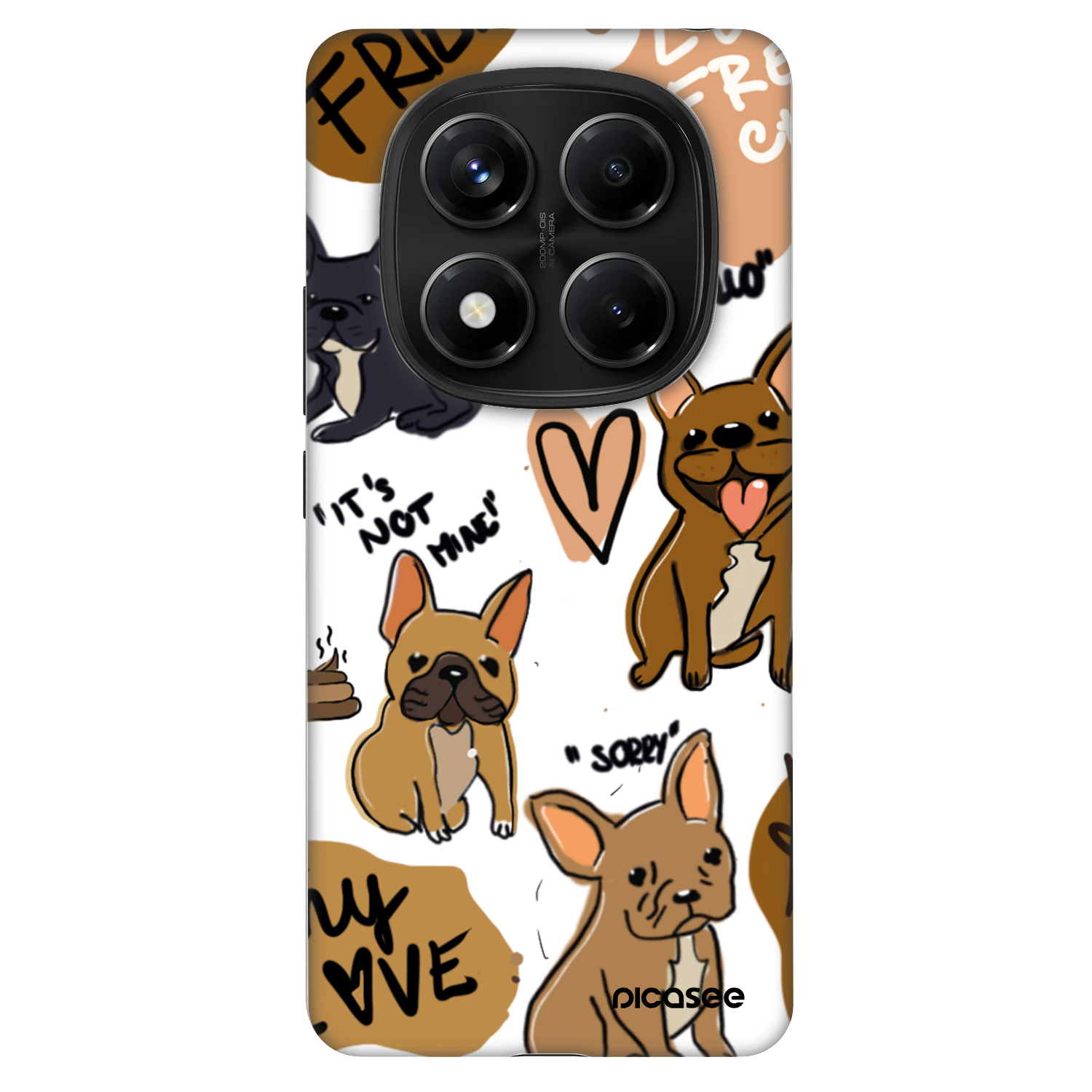 Picasee Fashion Case für Xiaomi Redmi Note 14 Pro 4G - Frenchies