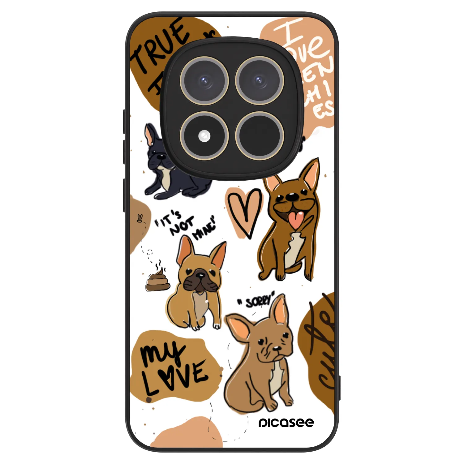 Picasee ULTIMATE CASE für Xiaomi Redmi Note 15 Pro 4G - Frenchies
