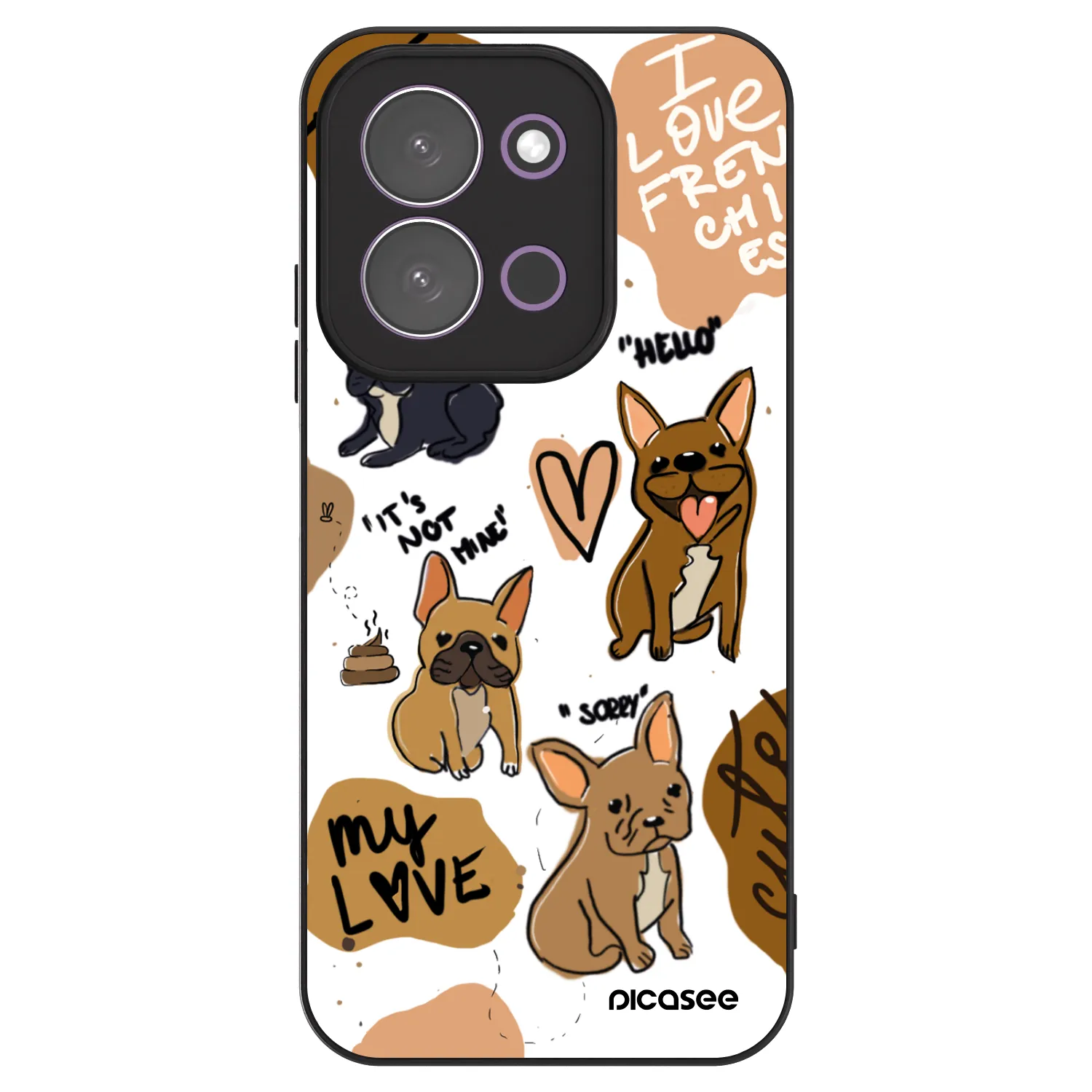 Picasee ULTIMATE CASE für Xiaomi Redmi 15C 5G - Frenchies