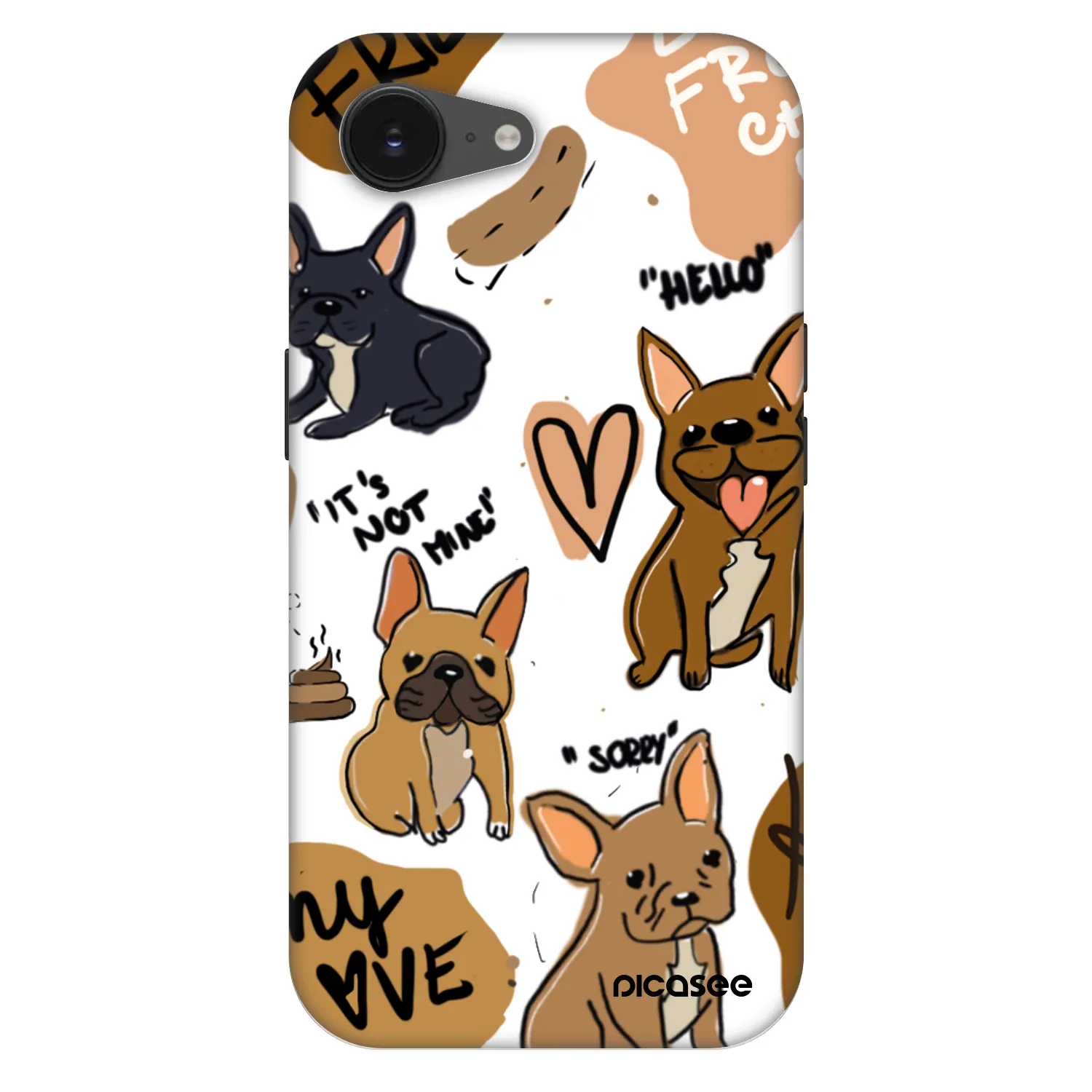 Picasee Fashion Case MagSafe für Apple iPhone 17e - Frenchies