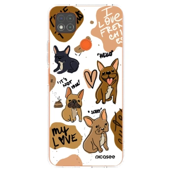 Picasee Xiaomi Redmi 9C Hülle - Transparentes Silikon - Frenchies