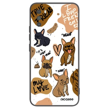 Picasee Xiaomi Poco M3 Hülle - Schwarzes Silikon - Frenchies