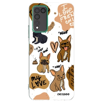 Picasee Honor 10X Lite Hülle - Transparentes Silikon - Frenchies