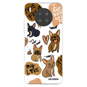 Picasee Huawei Nova 8i Hülle - Transparentes Silikon - Frenchies