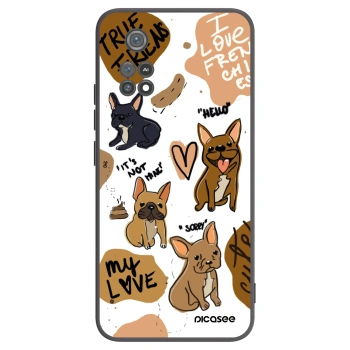 Picasee Xiaomi Poco M4 Pro Hülle - Schwarzes Silikon - Frenchies