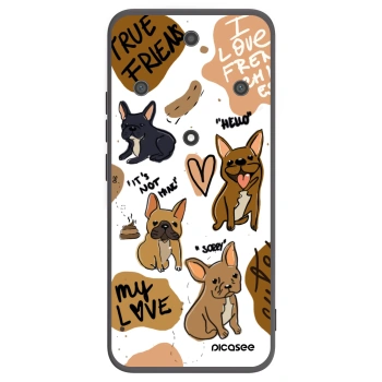 Picasee Honor Magic5 Lite 5G Hülle - Schwarzes Silikon - Frenchies