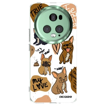 Picasee Honor Magic5 Pro Hülle - Transparentes Silikon - Frenchies