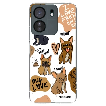 Picasee Xiaomi Redmi 13C 4G Hülle - Transparentes Silikon - Frenchies