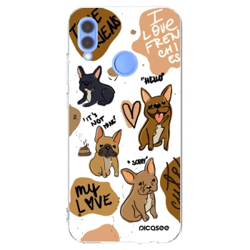 Picasee Honor 10 Lite Hülle - Transparentes Silikon - Frenchies