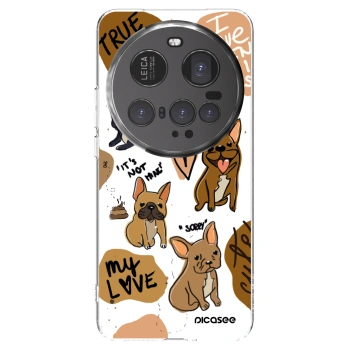 Picasee Xiaomi 15 Ultra Hülle - Transparentes Silikon - Frenchies