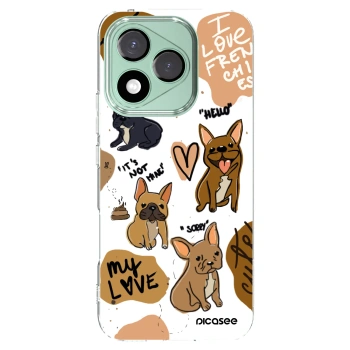 Picasee Honor 400 Lite 5G Hülle - Transparentes Silikon - Frenchies