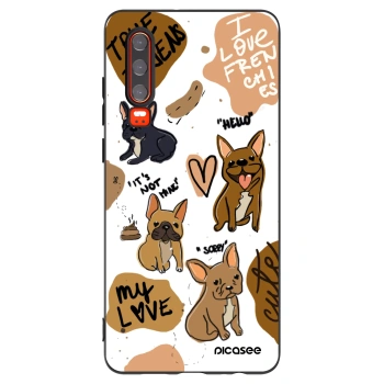 Picasee Huawei P30 Hülle - Schwarzes Silikon - Frenchies