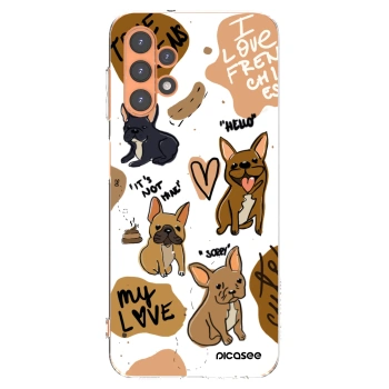 Picasee Samsung Galaxy A13 5G Hülle - Transparentes Silikon - Frenchies