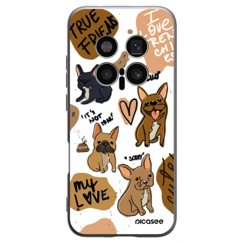 Picasee Honor Magic8 Pro 5G Hülle - Schwarzes Silikon - Frenchies