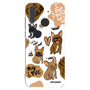 Picasee Honor 20 Lite Hülle - Transparentes Silikon - Frenchies