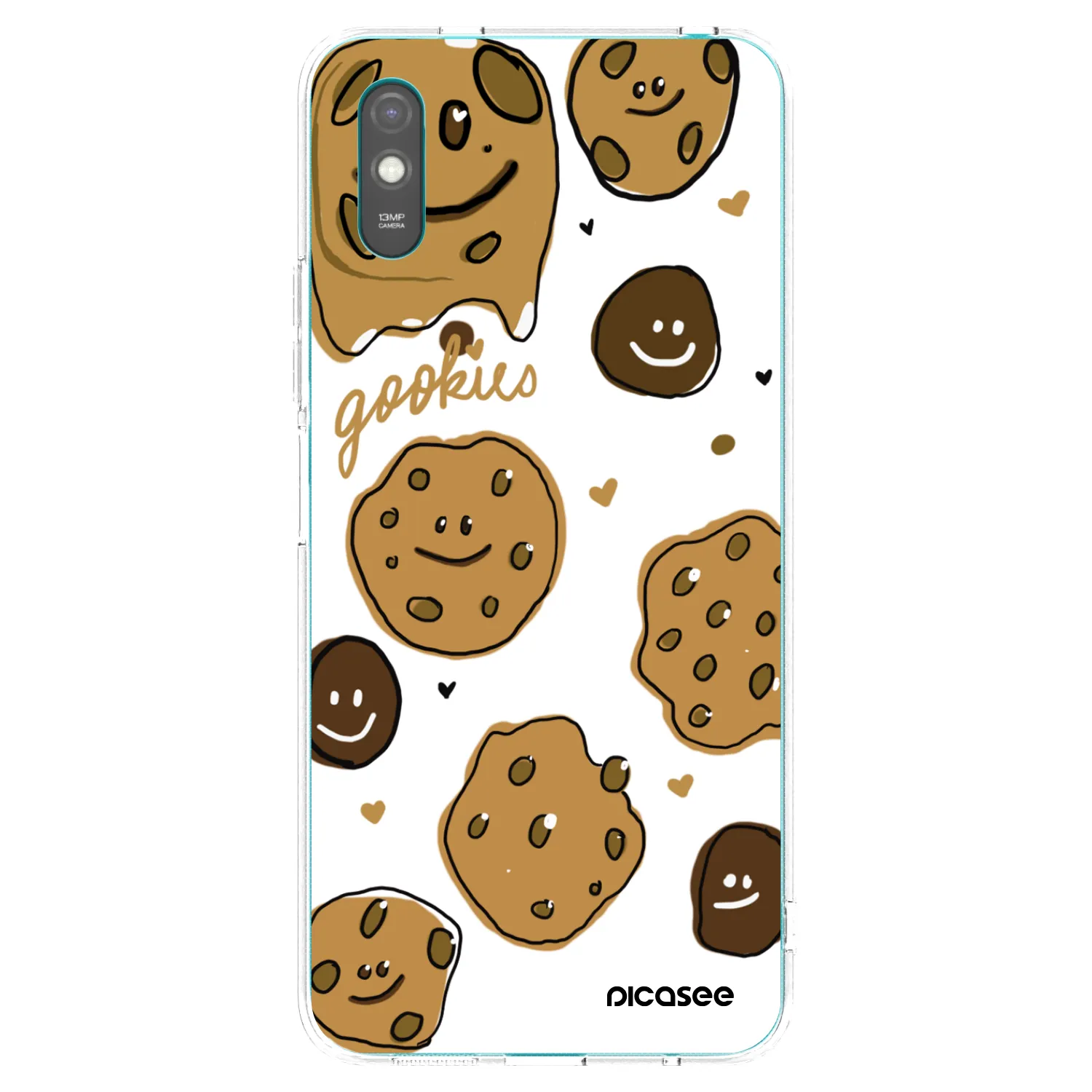 Picasee Xiaomi Redmi 9A Hülle - Transparentes Silikon - Gookies