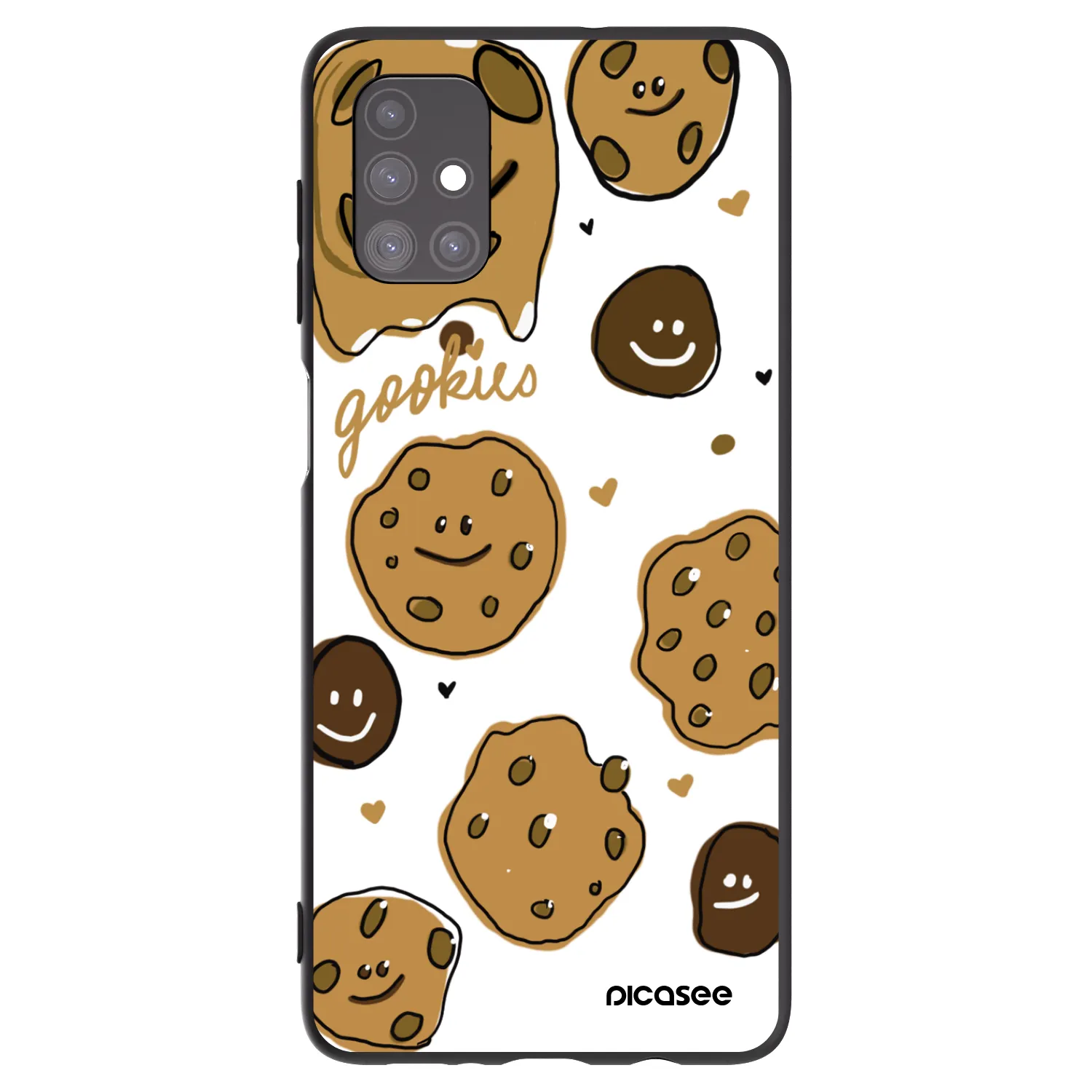 Picasee Samsung Galaxy M51 M515F Hülle - Schwarzes Silikon - Gookies