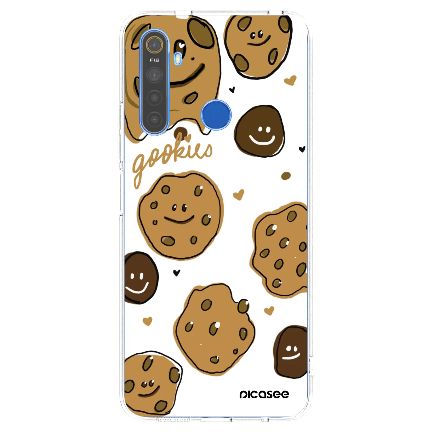 Picasee Realme 5 Hülle - Transparentes Silikon - Gookies