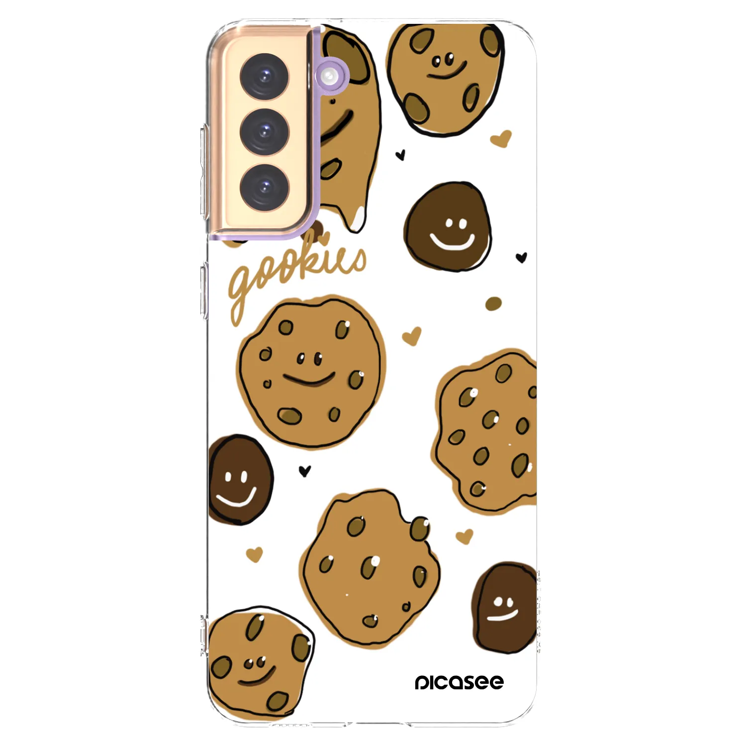 Picasee Samsung Galaxy S21+ 5G G996F Hülle - Transparentes Silikon - Gookies