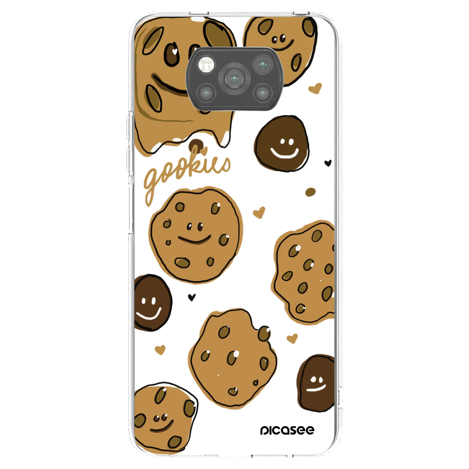 Picasee Xiaomi Poco X3 Pro Hülle - Schwarzes Silikon - Gookies