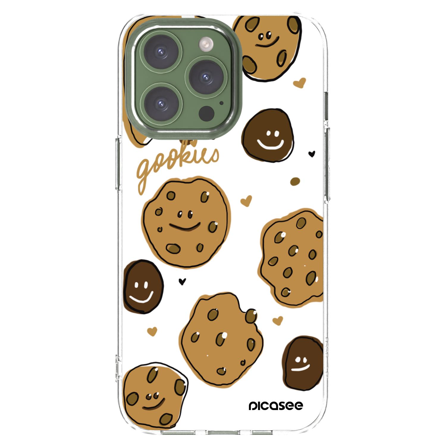 Picasee Apple iPhone 13 Pro Hülle - Transparentes Silikon - Gookies