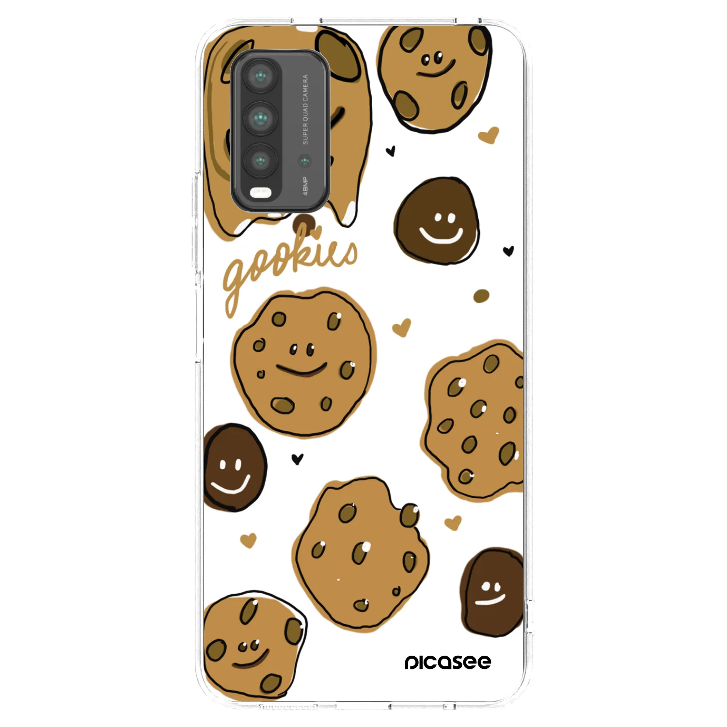 Picasee Xiaomi Redmi 9T Hülle - Schwarzes Silikon - Gookies