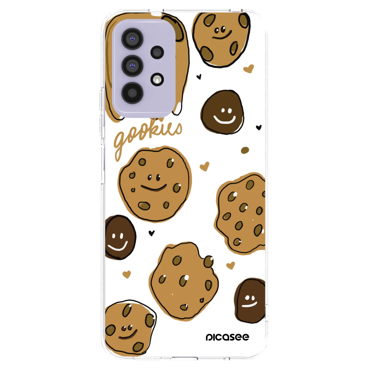 Picasee Samsung Galaxy A32 4G SM-A325F Hülle - Transparentes Silikon - Gookies