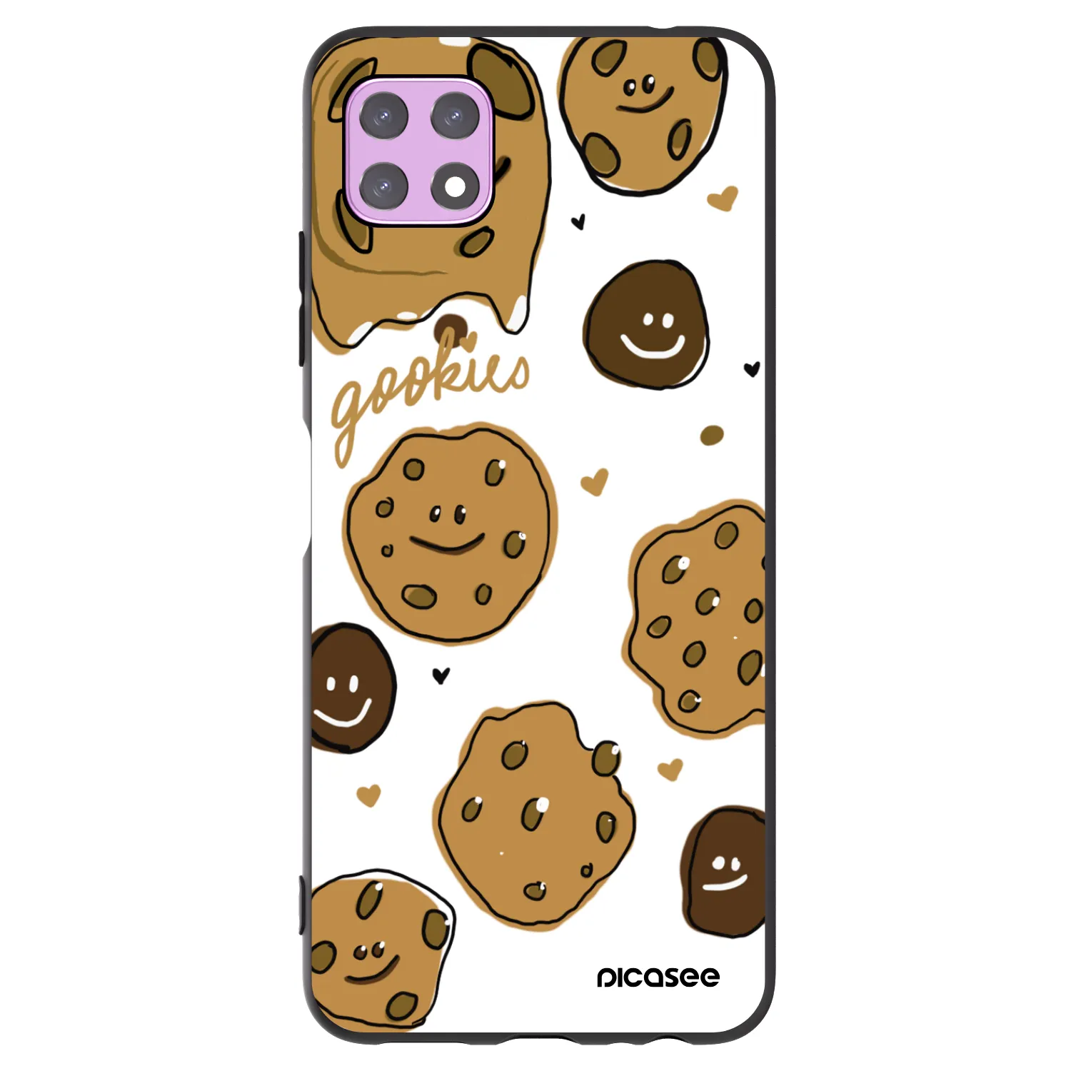 Picasee Samsung Galaxy A22 A226B 5G Hülle - Schwarzes Silikon - Gookies