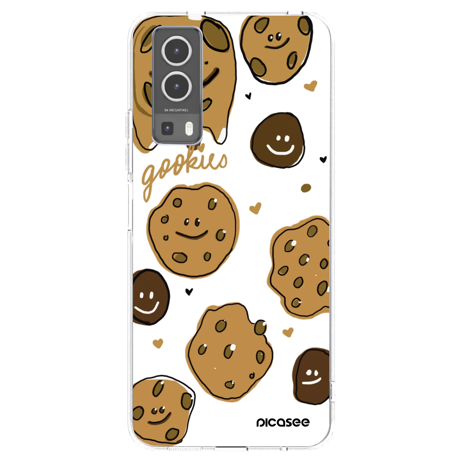 Picasee Vivo Y72 5G Hülle - Transparentes Silikon - Gookies