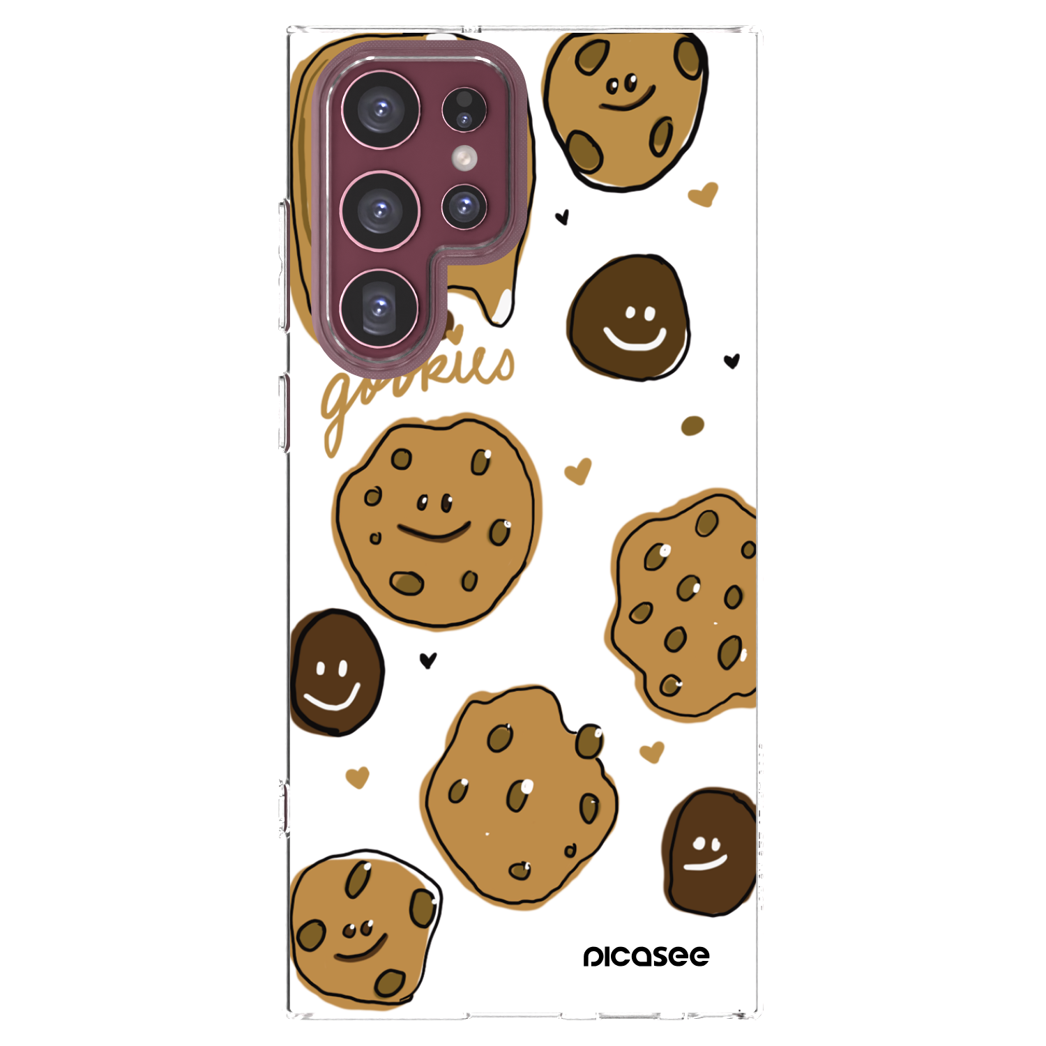 Picasee Samsung Galaxy S22 Ultra 5G Hülle - Transparentes Silikon - Gookies