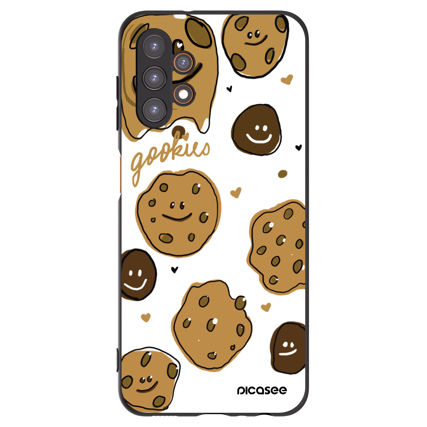 Picasee Samsung Galaxy A13 4G A135 Hülle - Schwarzes Silikon - Gookies