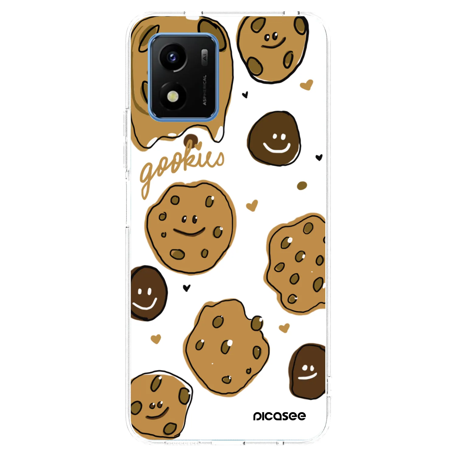 Picasee Vivo Y01 Hülle - Transparentes Silikon - Gookies